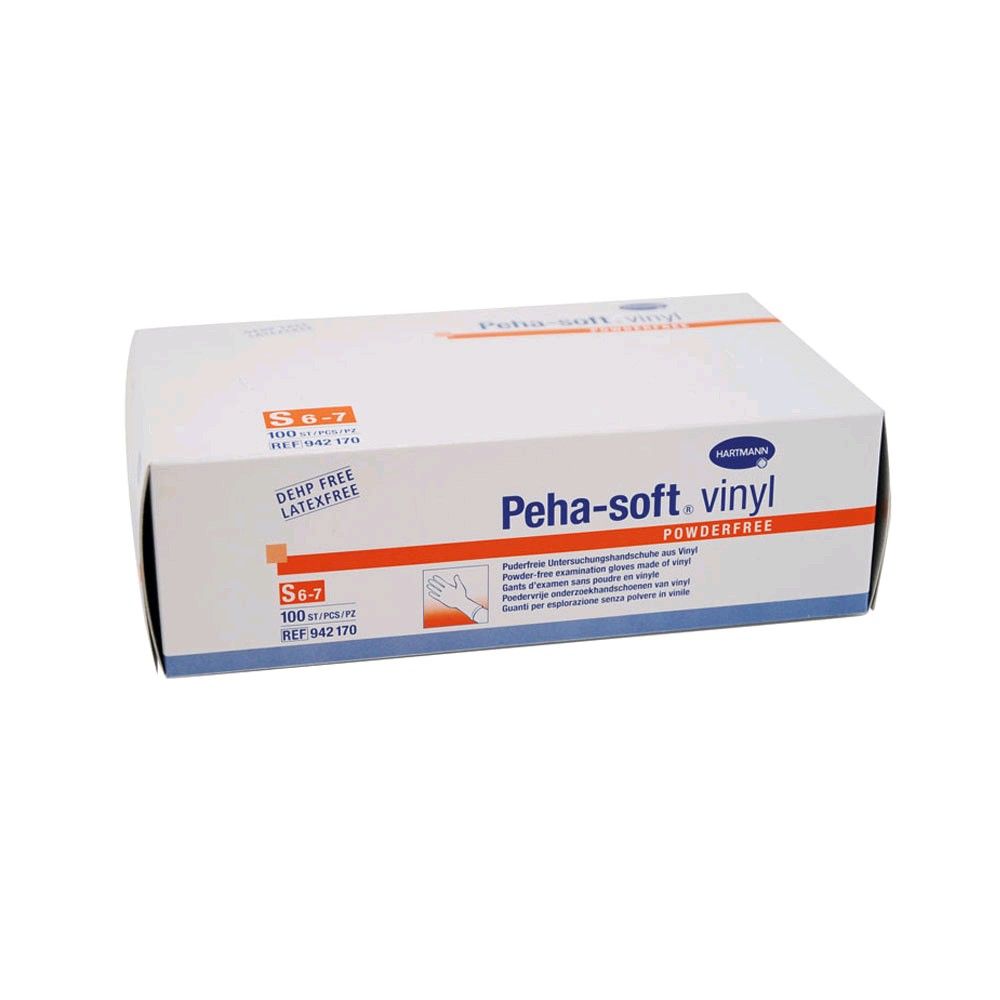 Peha-soft Vinyl Handschuhe, puderfrei von Hartmann, 100 St., Gr. XL