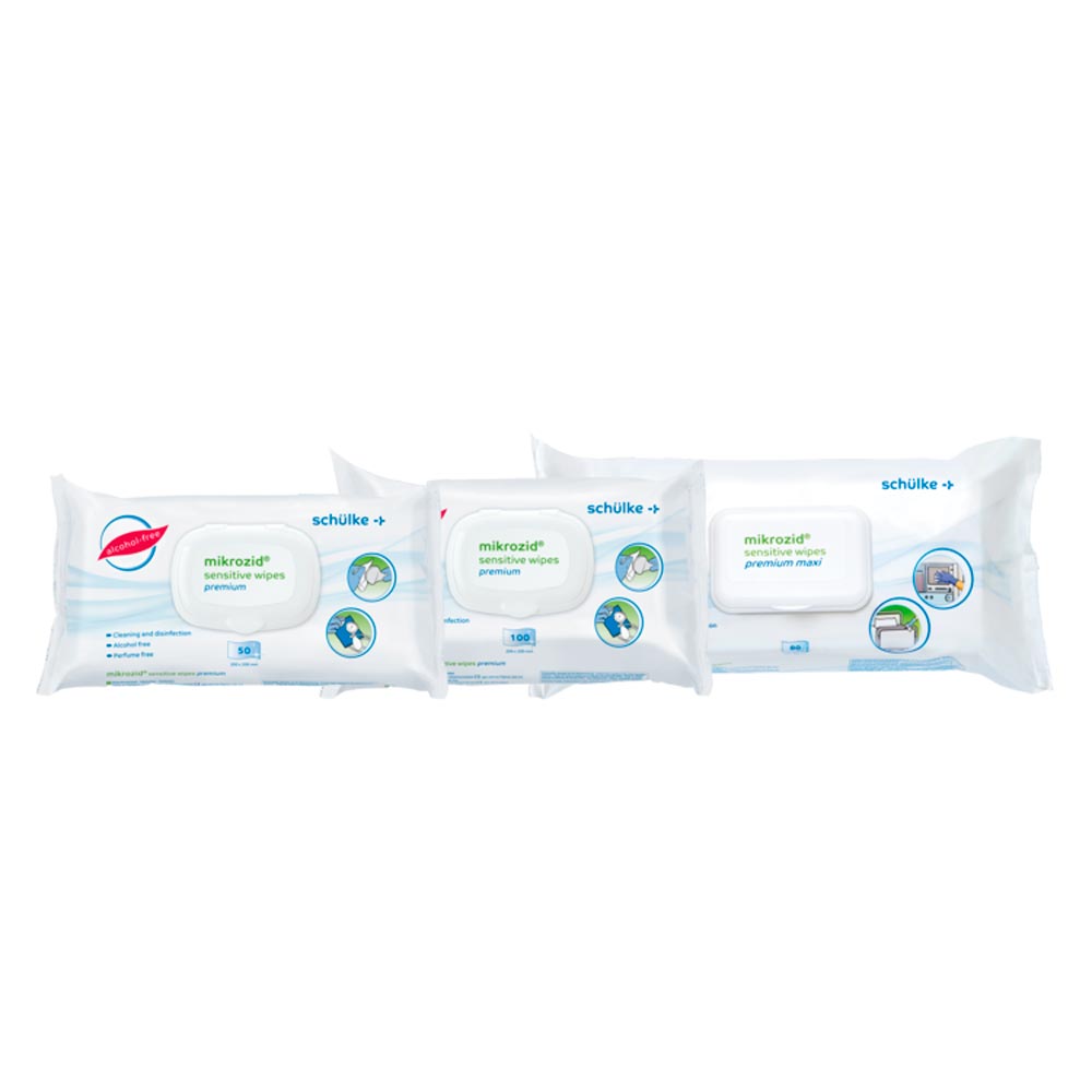 Schülke Desinfektionstücher Mikrozid® Sensitive Premium, 12x 50St