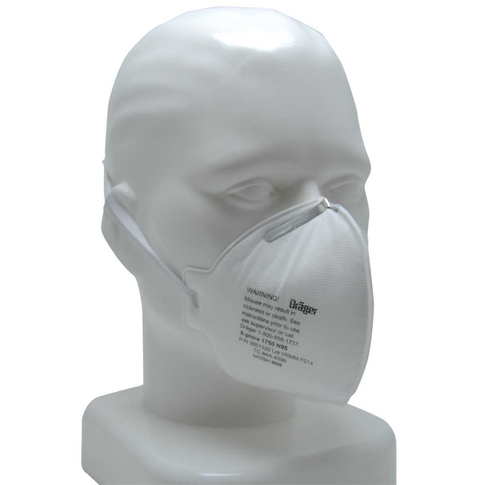 Mundschutz Atemschutz Maske X-plore1750 N95 von Dräger, versch. Packungsgrößen