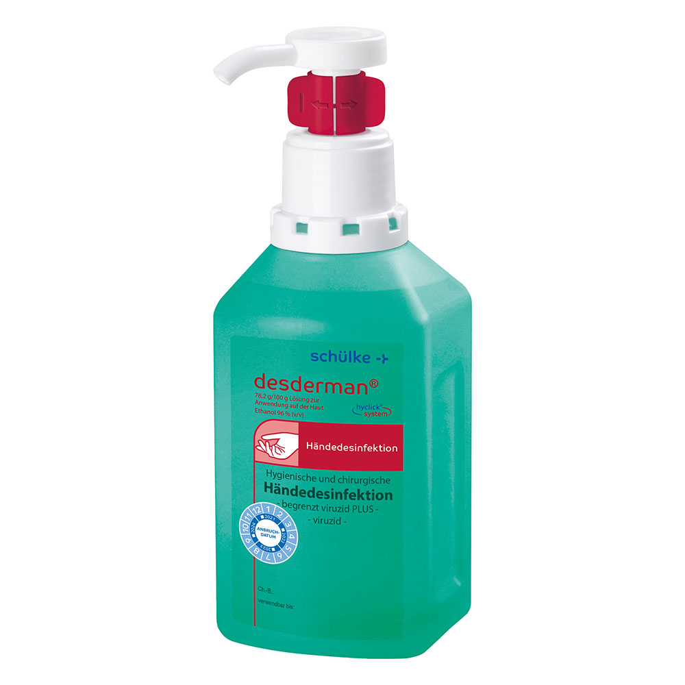 Schülke desderman® hyclick Händedesinfektionsmittel, 500ml