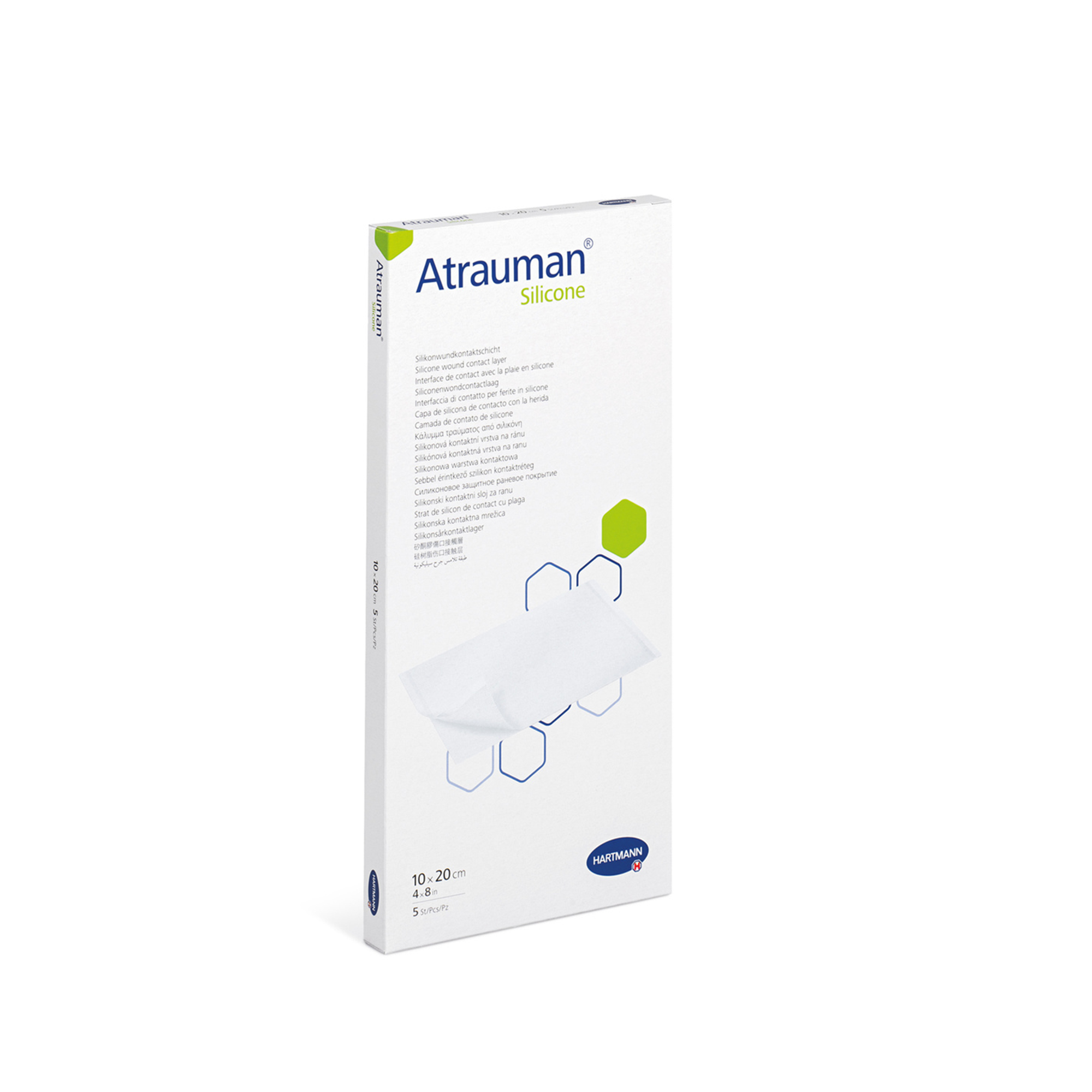 Hartmann Atrauman® Silicone 5 x 7 cm, steril, einzeln eingesiegelt
