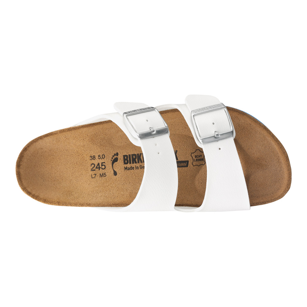 Birkenstock Arizona SL mit Superlaufsohle, weiß, Gr. 37