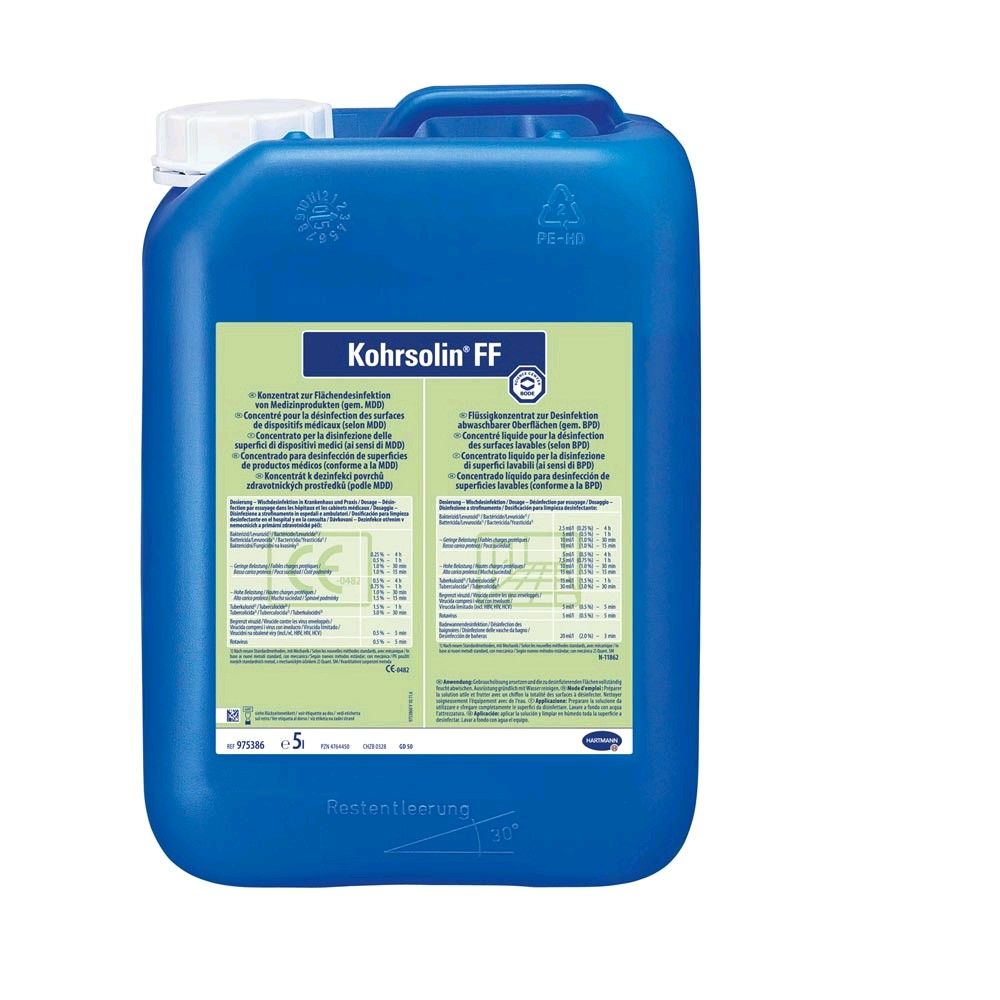 Bode Kohrsolin FF, Flächendesinfektion, 5 Liter-Kanister