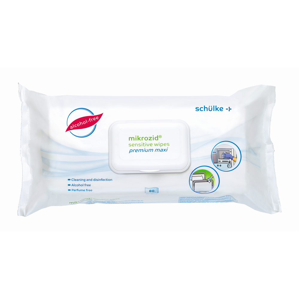 Mikrozid® Sensitive Wipes Premium Maxi, Desinfektionstücher, Schülke, 80 St.