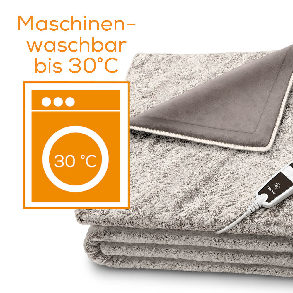 Heizdecke HD150 XXL, Kuscheldecke, Wärmedecke Waschbar, Beurer, Nordic