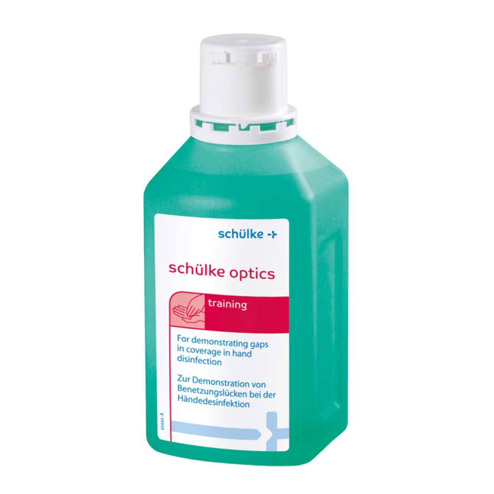 Schülke® Optics Händedesinfektionstrainer, Hygiene Kontrolle, 500 ml