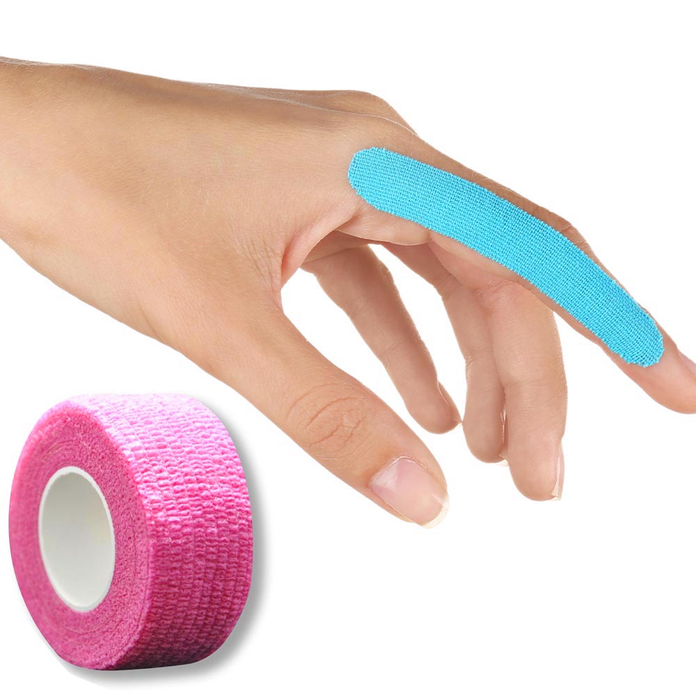 MC24® Fingertape color, kohäsiv, 2,5cmx4,5m, pink, 5St