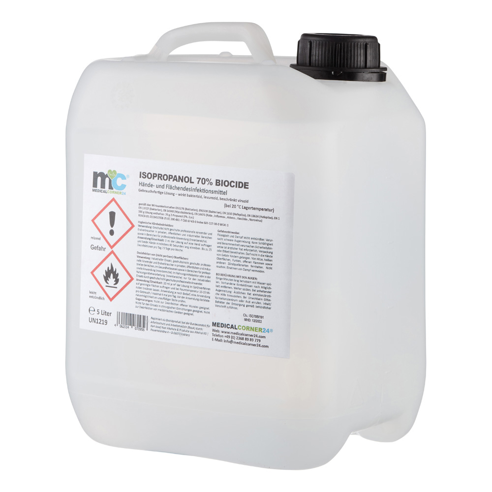 MC24® Hände- und Flächendesinfektion Biocide, 5 Liter Kanister