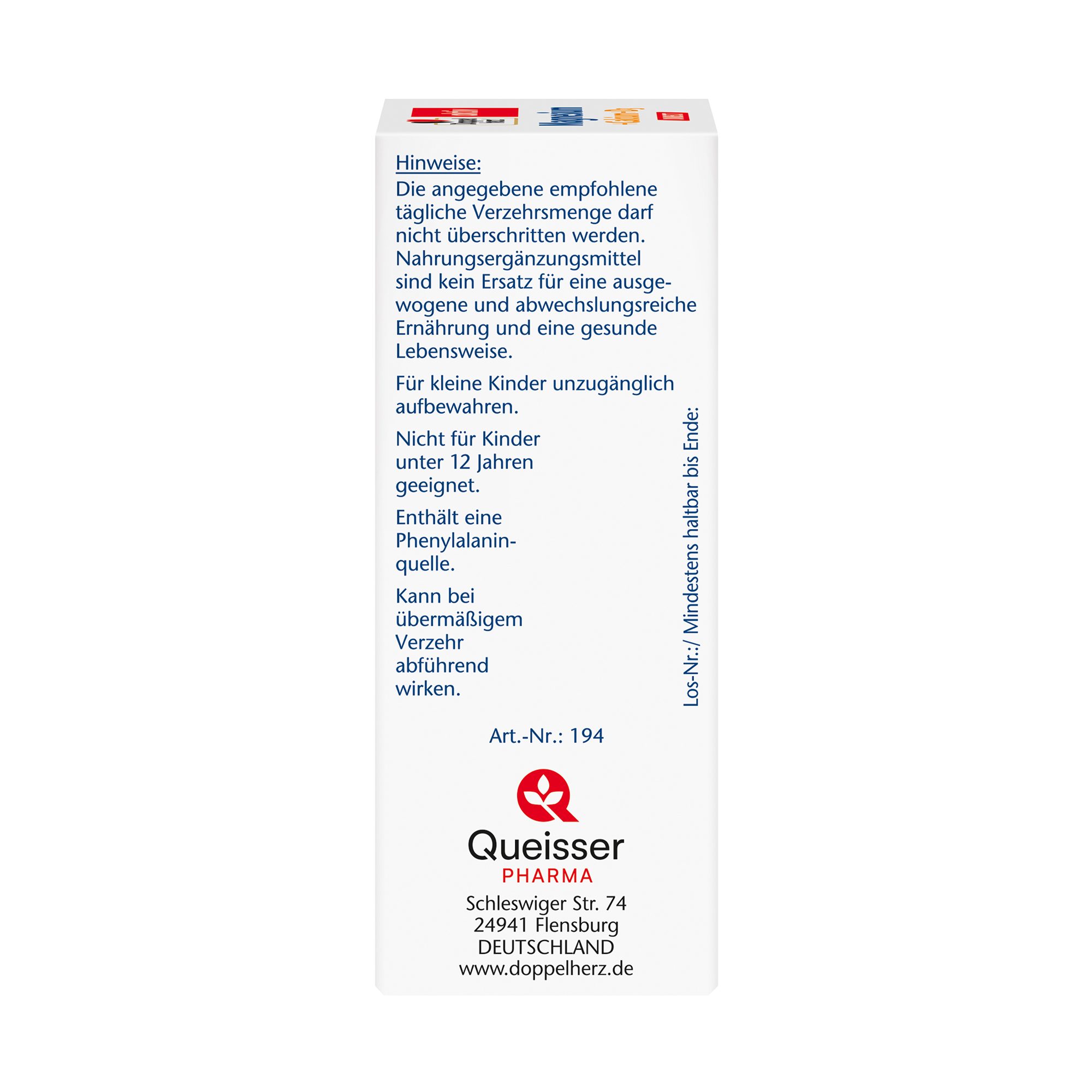 Doppelherz aktiv Magnesium + Calcium + Vitamin D3, 20 Portionen