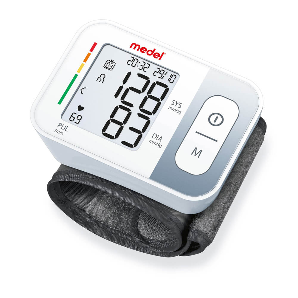 Handgelenk-Blutdruckmessgerät QUICK, Risikoindikator, von Medel