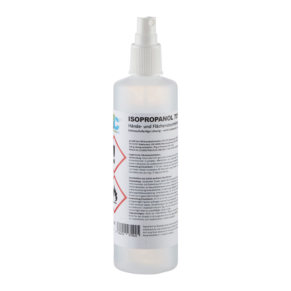 MC24 Hände-/Flächendesinfektion Biocide, Fingerzerstäuber, 250ml