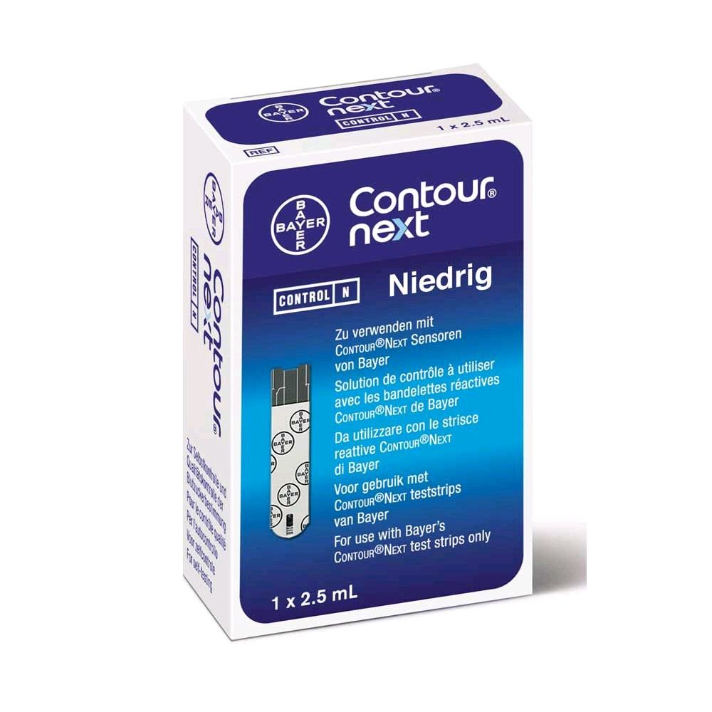 Bayer CONTOUR® NEXT Kontrolllösungen Blutzuckermessgerät 2,5ml niedrig