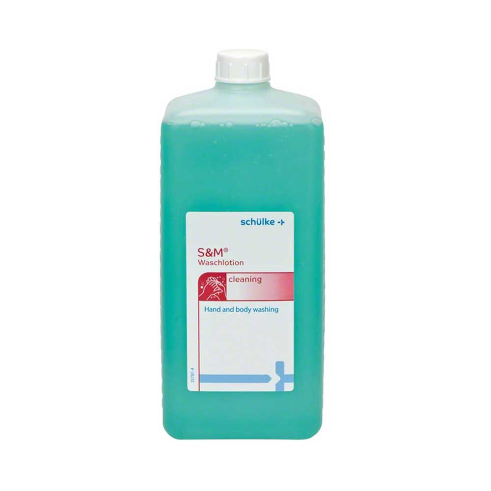 Schülke s-m® Waschlotion, seifen-/alkalifrei ph-neutral, Eurofl. 1 L