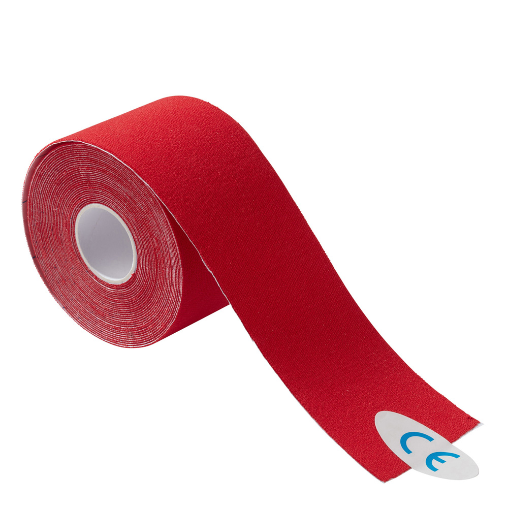 Medicalcorner24 Power Kinesiologie Tape, 5 cm x 5 m, 1 Rolle, rot