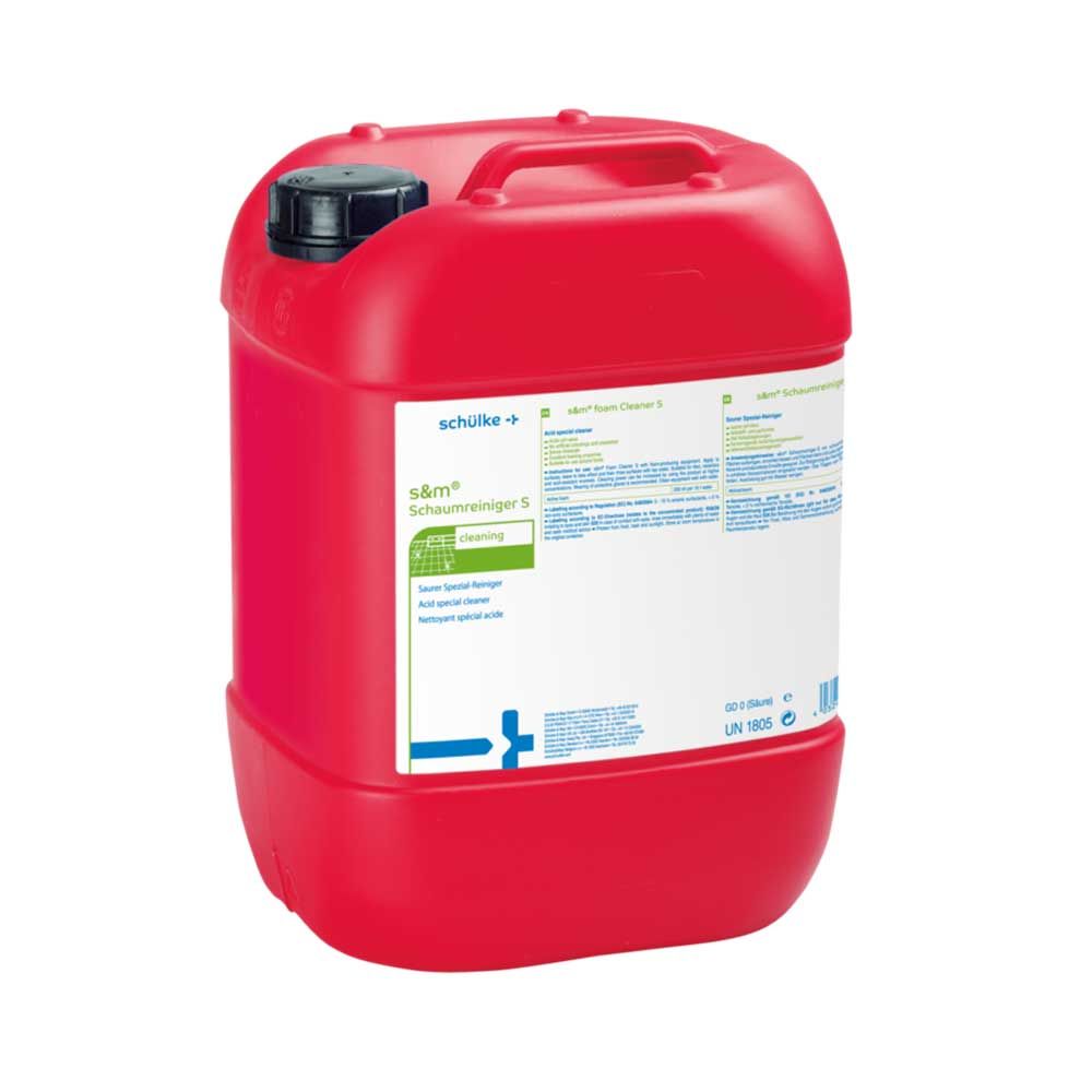 Schülke s-m Schaumreiniger S, Fläche, farbstoff-/parfümfrei, 10 L