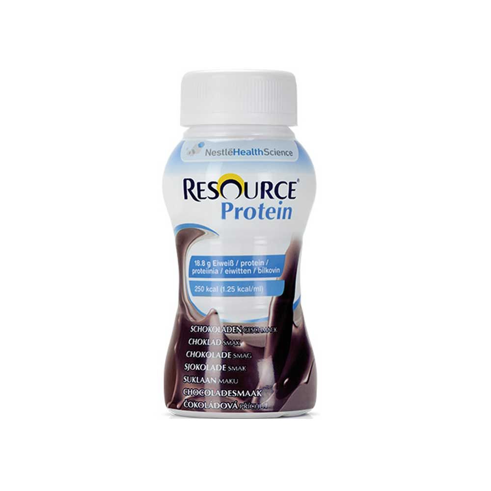 Nestle Resource® Protein Drink, 4x200ml, Schokolade
