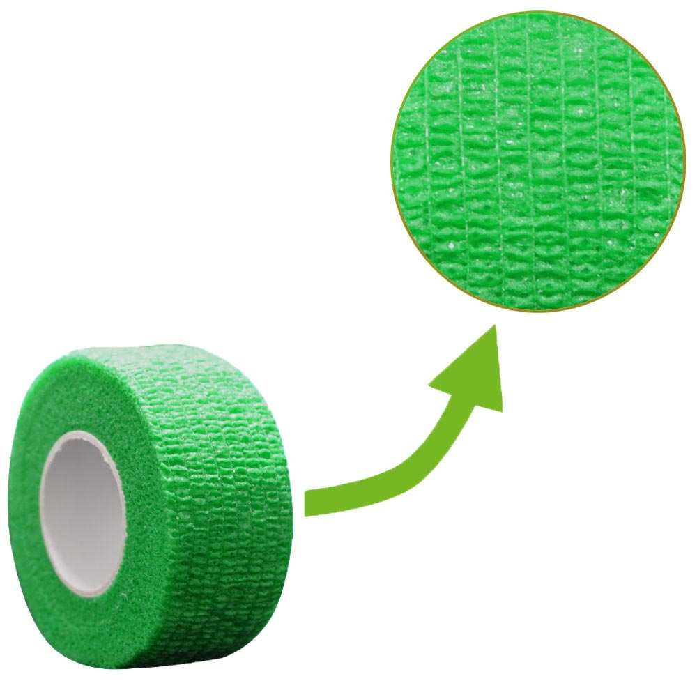 MC24® Fingertape color, kohäsiv, 2,5cmx4,5m, grün, 5St
