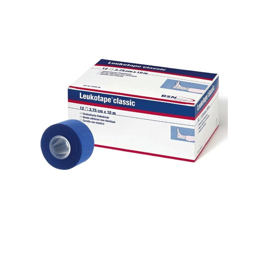 BSN medical Leukotape classic, Tapeverband 3,75cmx10m, 5 Rollen, blau