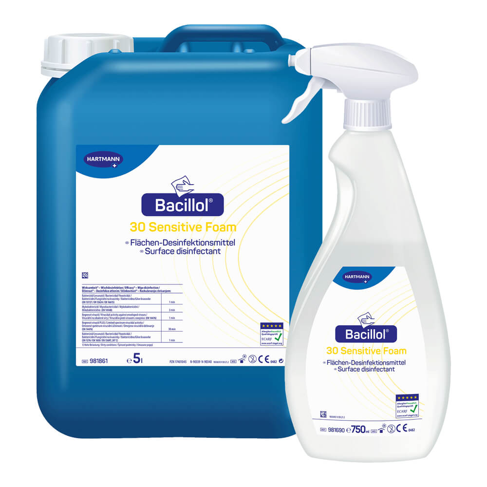 Bacillol® 30 Sensitive Foam Flächendesinfektionsmittel, gebrauchsfertig