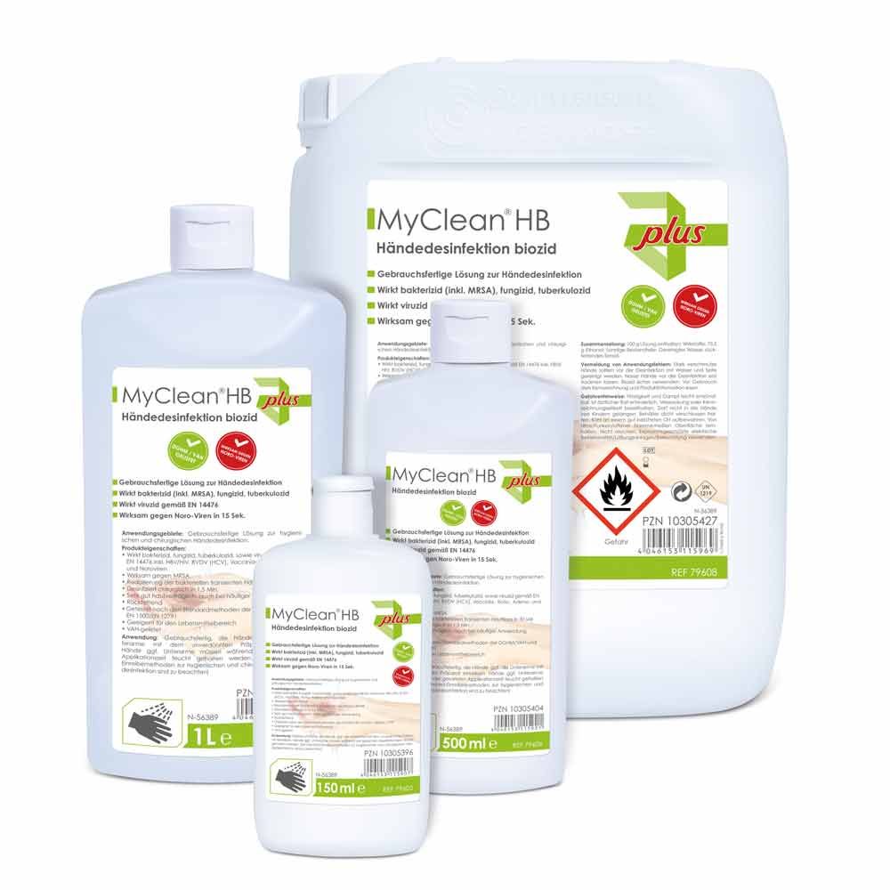 MyClean HB Händedesinfektion biozid von MaiMed, versch. Größen