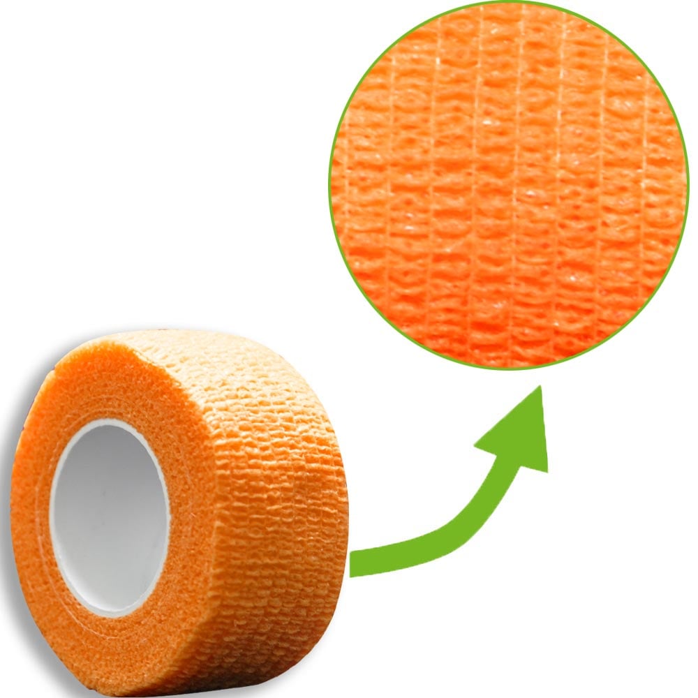 MC24® Fingertape color, kohäsiv, 2,5cmx4,5m, orange, 20St