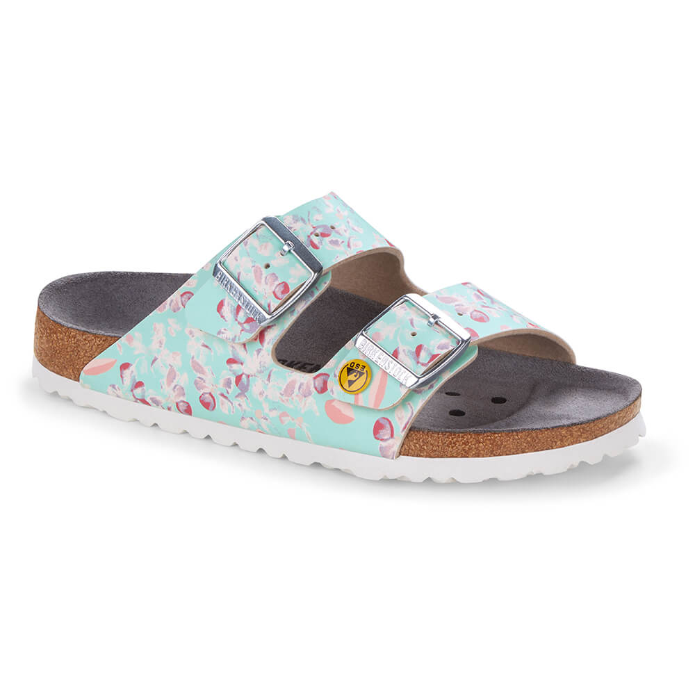 Arizona ESD Antistatisch, Birkenstock, Blumenwiese Minze, Schmal, 43