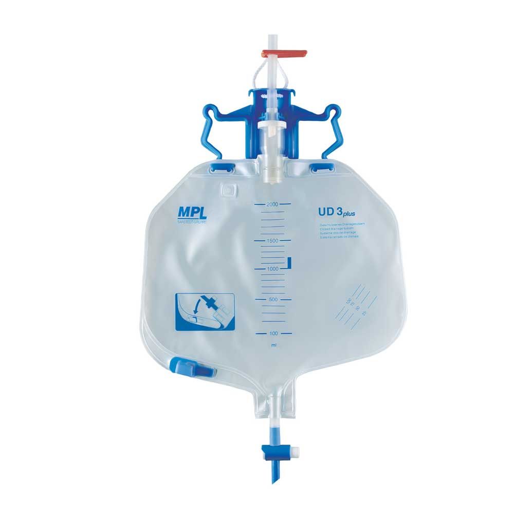 Behrend Bettbeutel UD 3 Plus Urindrainage-System, 2 L, steril