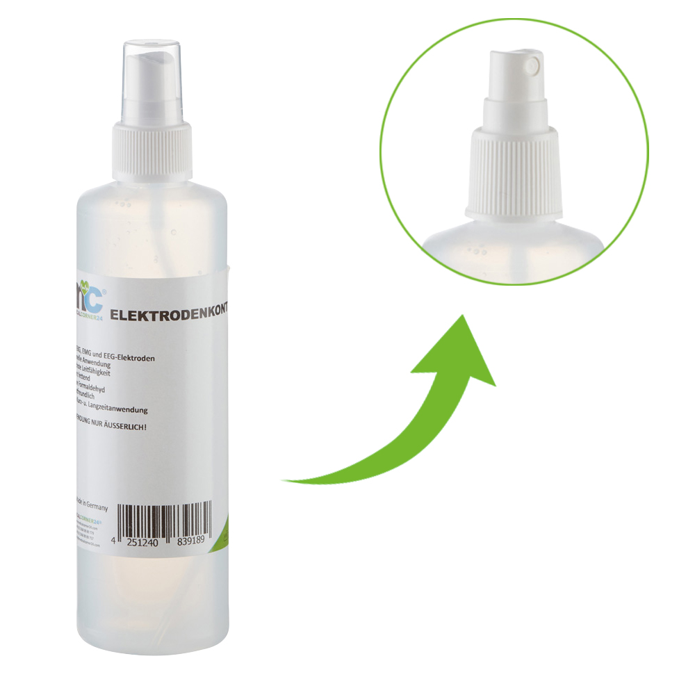 Elektroden Kontaktspray, Kontaktmittel für EKG, EMG, EEG, 60 x 250 ml