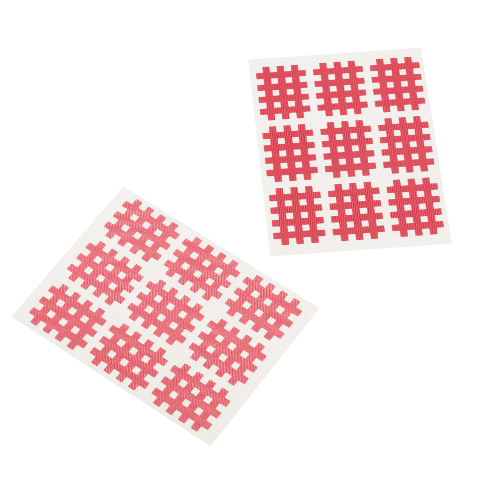 Gitterpflaster, Tape, 18 Bögen, 3 Größen, Pink