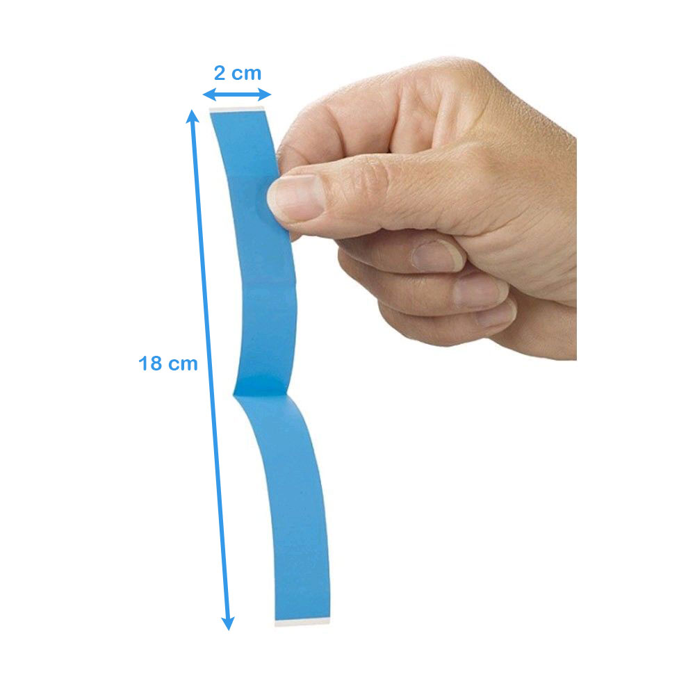 MC24 Detektierbare Fingerpflaster, wasserfest, blau, 20x180mm, 15 St.