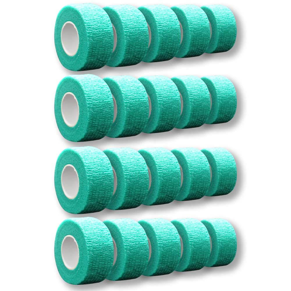 MC24® Fingertape color, kohäsiv, 2,5cmx4,5m, dünkelgrün, 20St