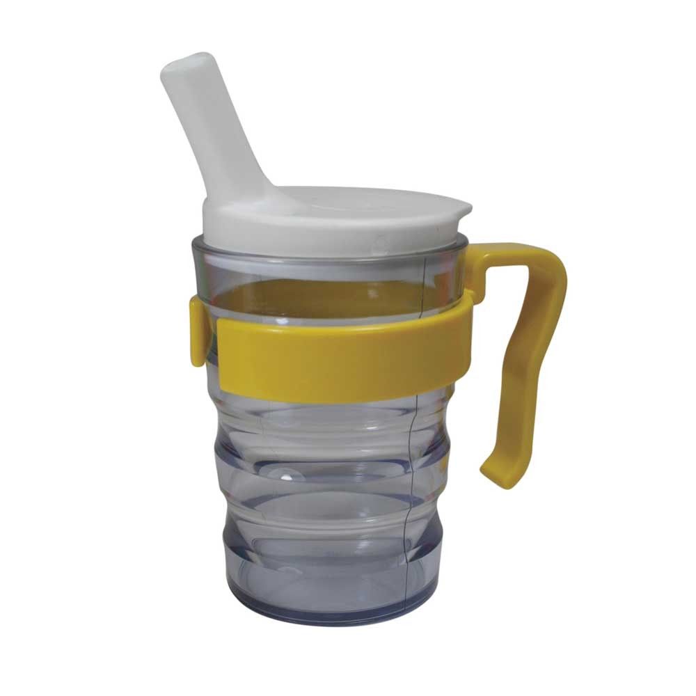 Behrend Griff für auslaufsicheren Trinkbecher, Kunststoff, gelb, 1 St