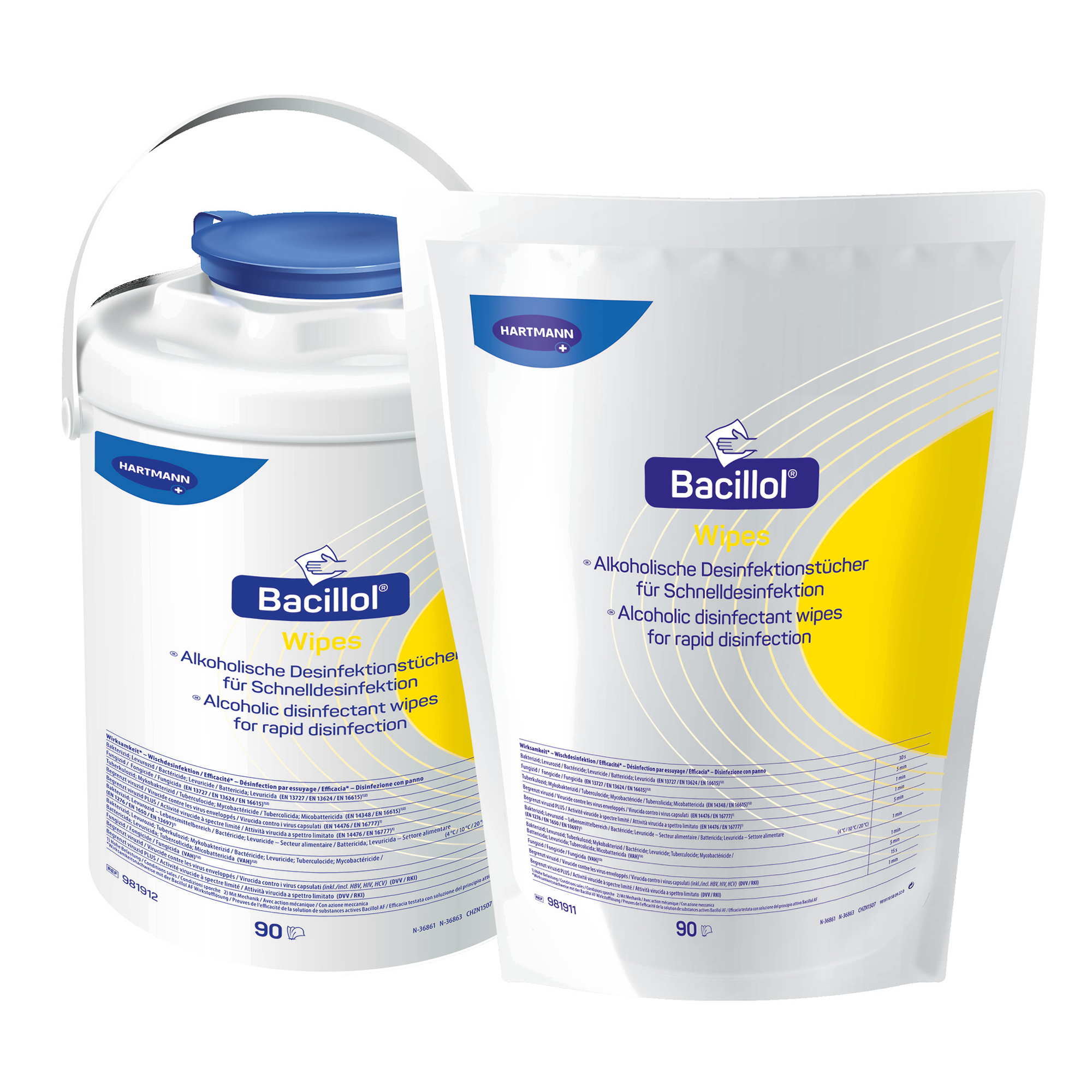 Bode Schnell-Desinfektionstücher Bacillol® Wipes, 90 Tücher o. Spender