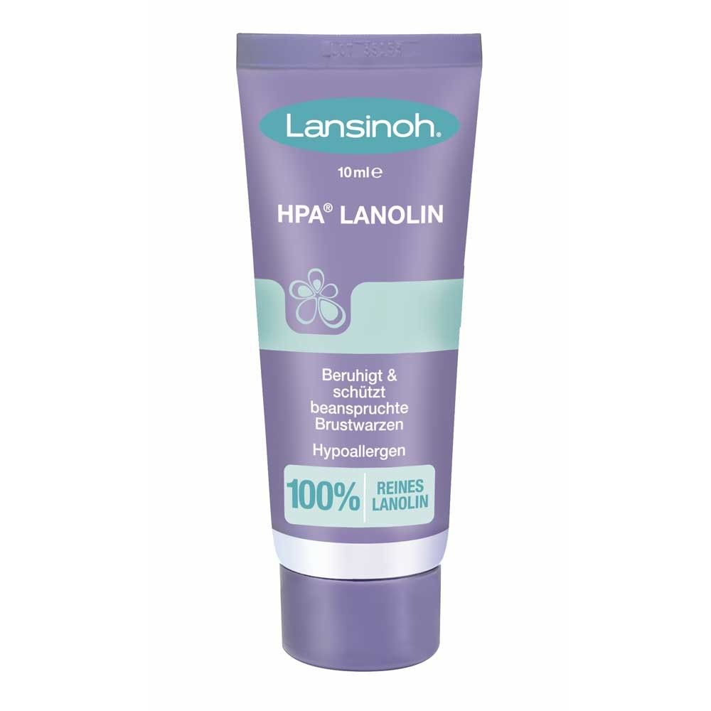 Lansinoh HPA® Lanolin, Brustwarzensalbe, BPA / BPS frei, 10 ml Tube