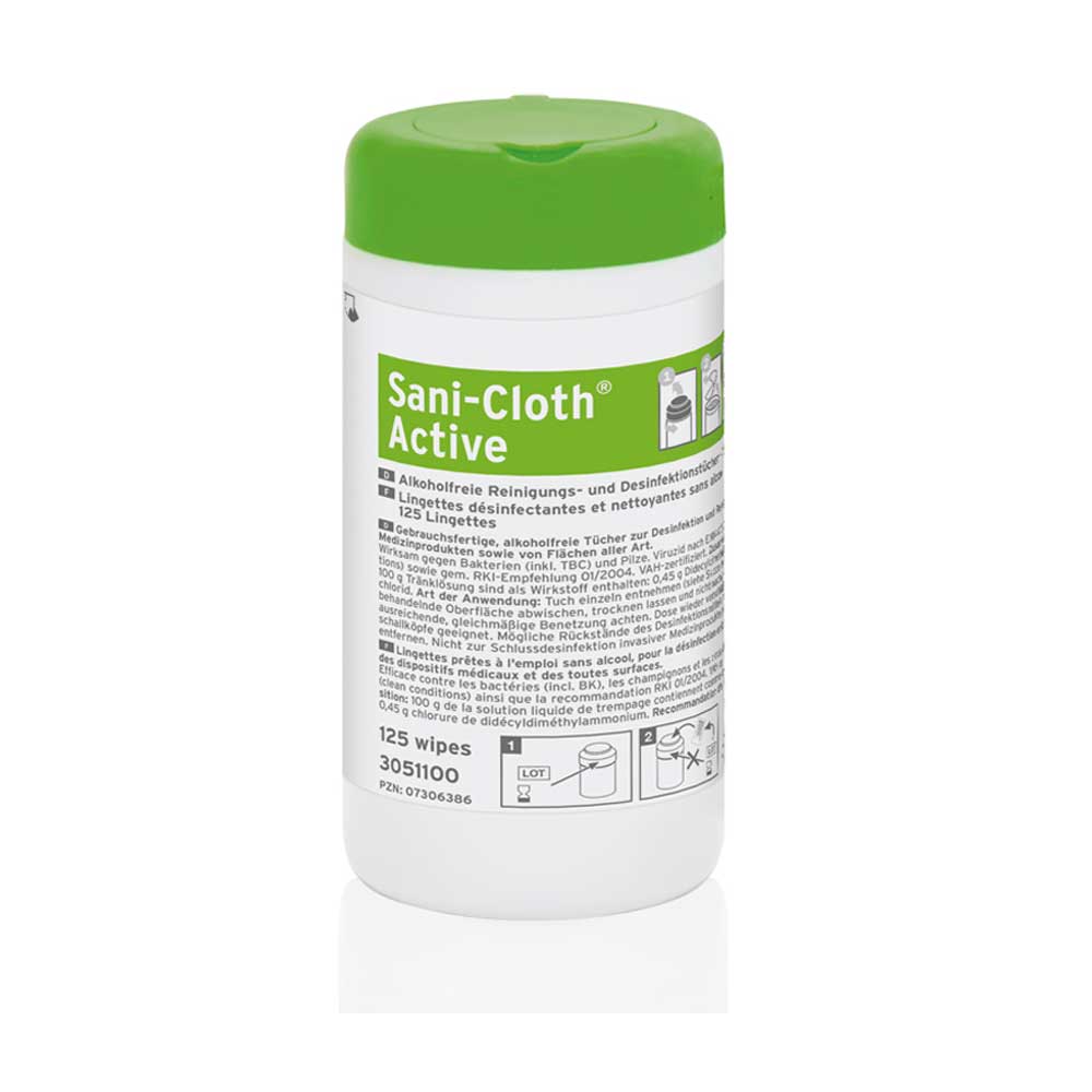 Ecolab Desinfektionstücher Sani-Cloth Active, 125 St, Dose