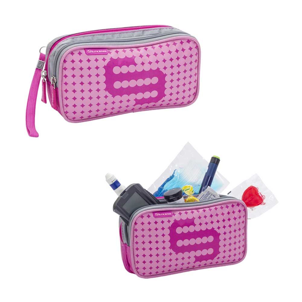 ELITE BAGS Diabetikertasche DIA-S, inkl Kühlpack, pink