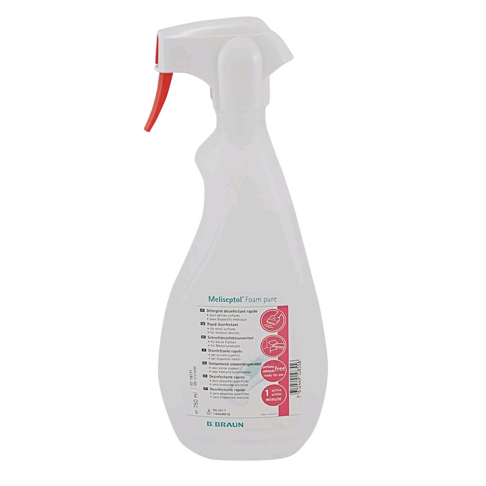 Flächendesinfektionsschaum Meliseptol® Foam pure von Braun, 750 ml