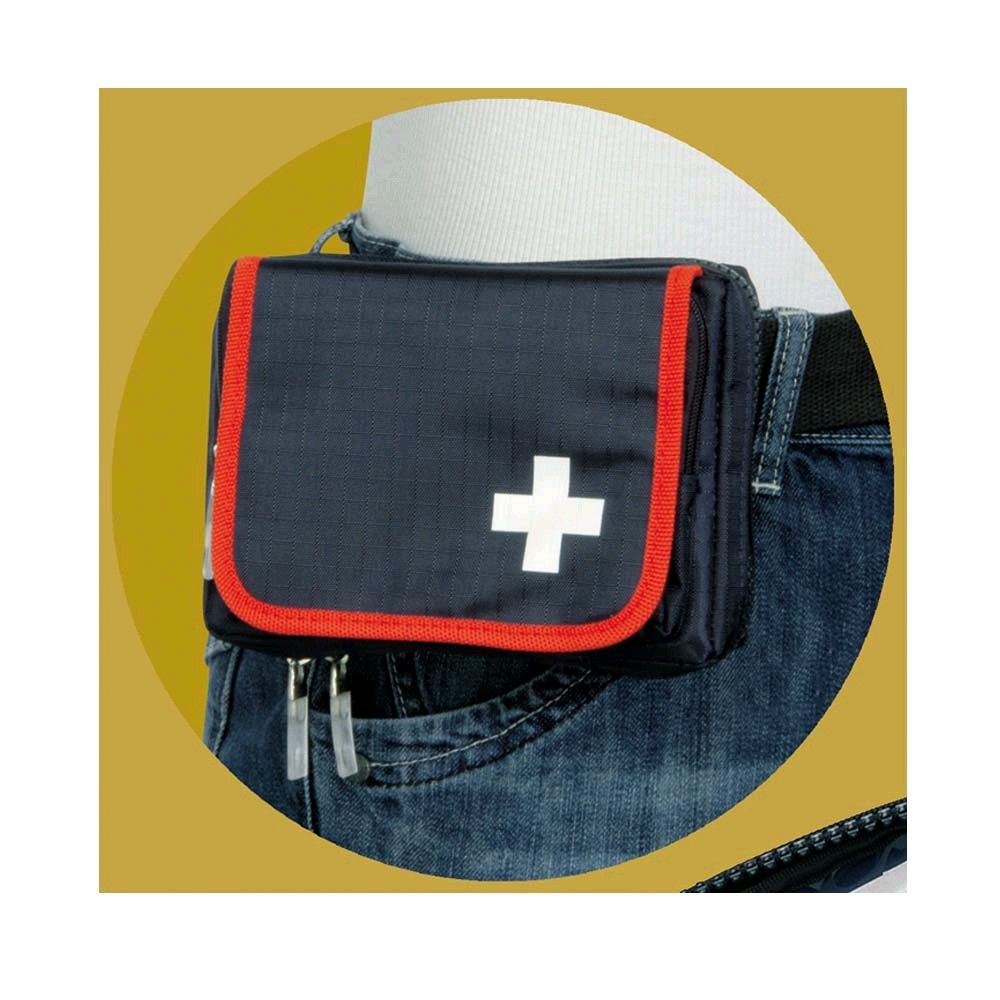 Travel Verbandtasche von Holthaus Medical, befüllt, Gürtelbefestigung