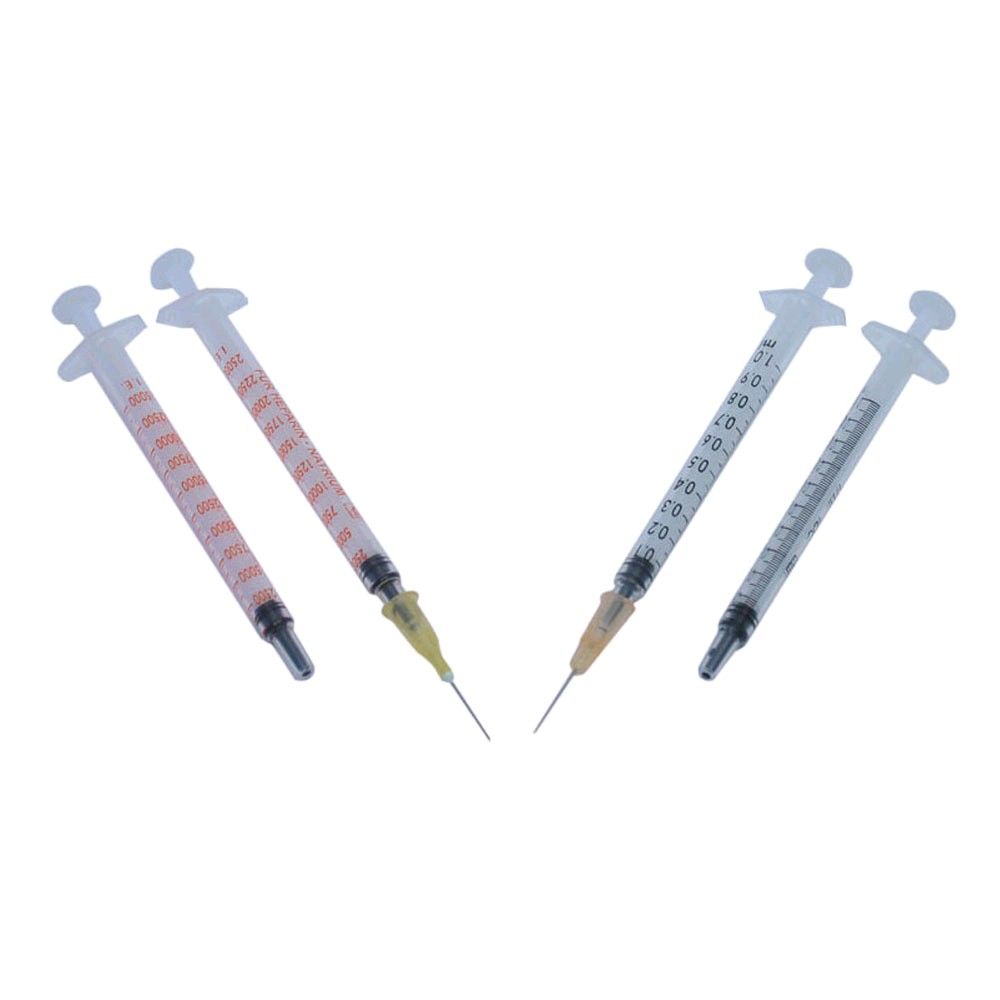Dispomed 1ml Herparin-Einmalspritzen mit 25G Kanüle 0,50x16mm, 100 St.