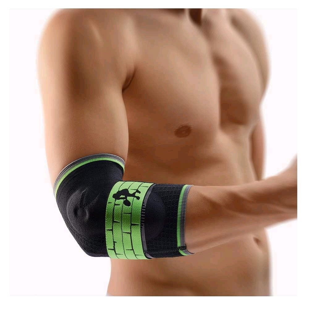 BORT EpiBasic Sport Ellenbogenbandage, XX-Large, schwarz-grün