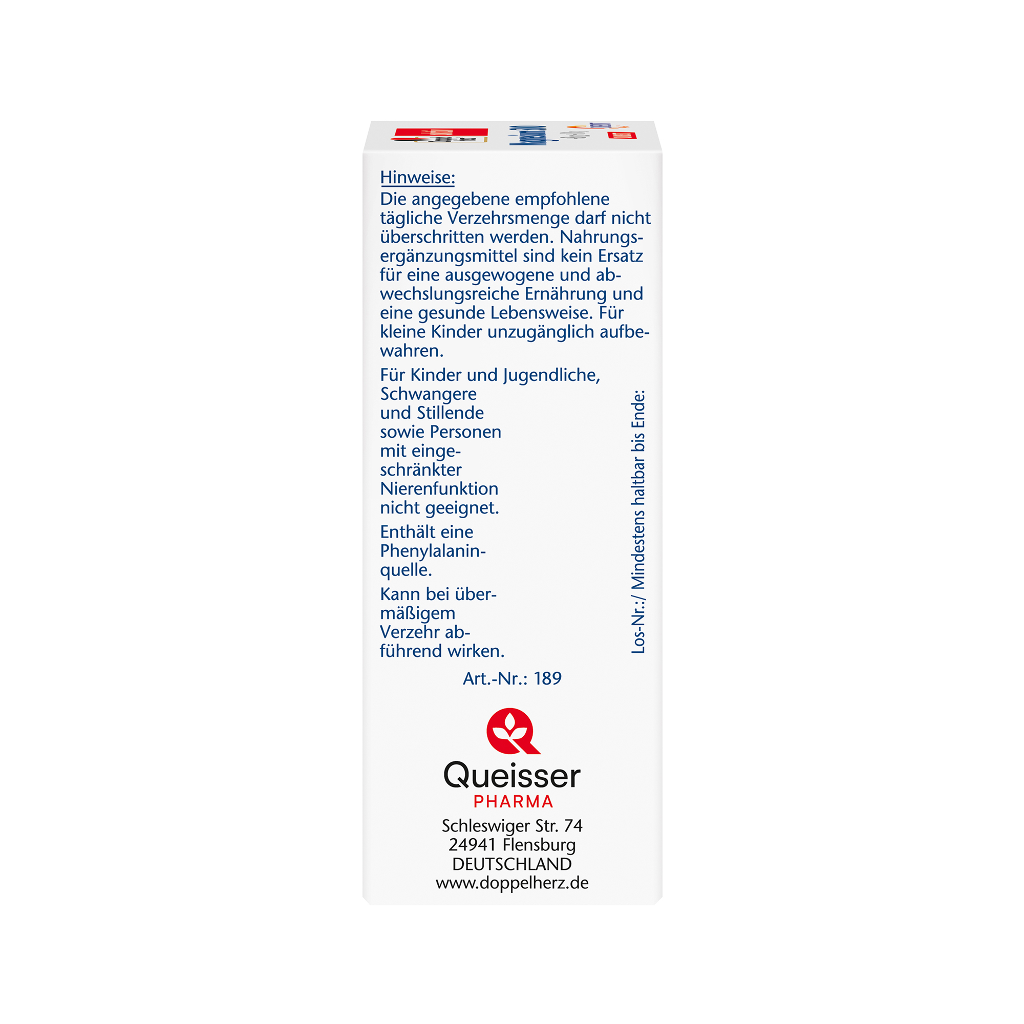 Doppelherz aktiv Magnesium 500 + B12 + D3 Depot, direct, 20 Portionen