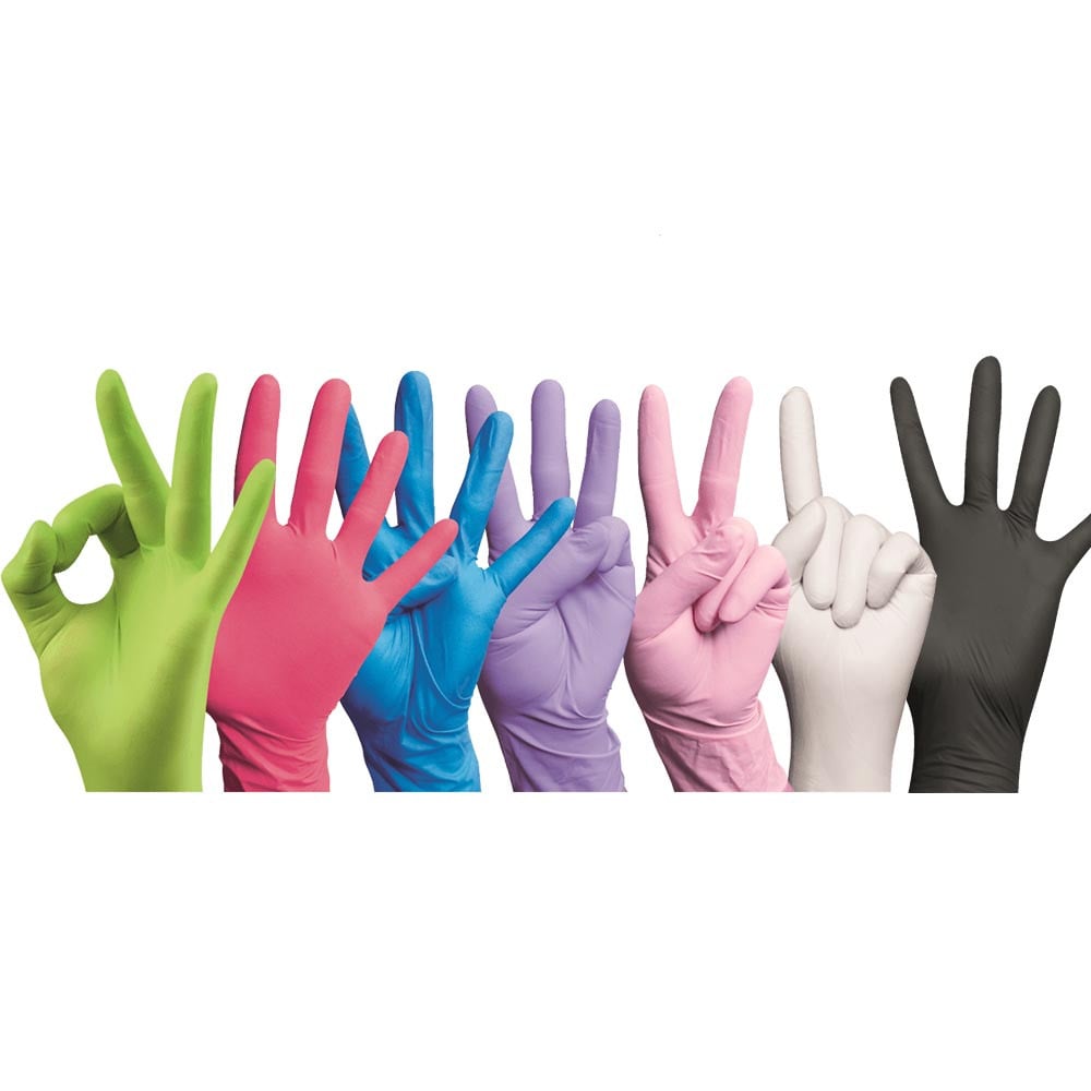 Euronda Monoart Nitril Handschuhe versch. Farben, XS-L