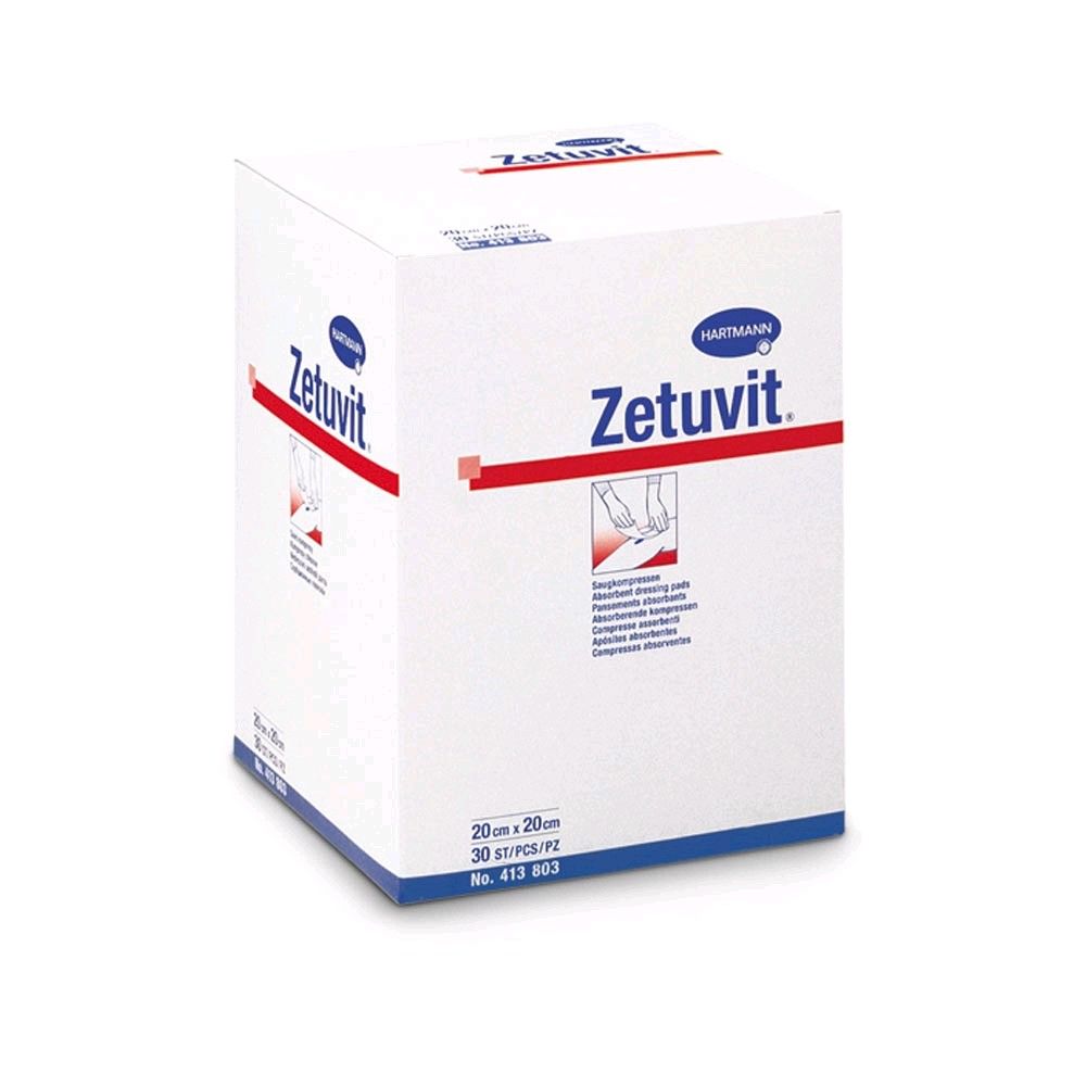 Hartmann Zetuvit, Saugkompresse, 10 x 10 cm, 30 Stück