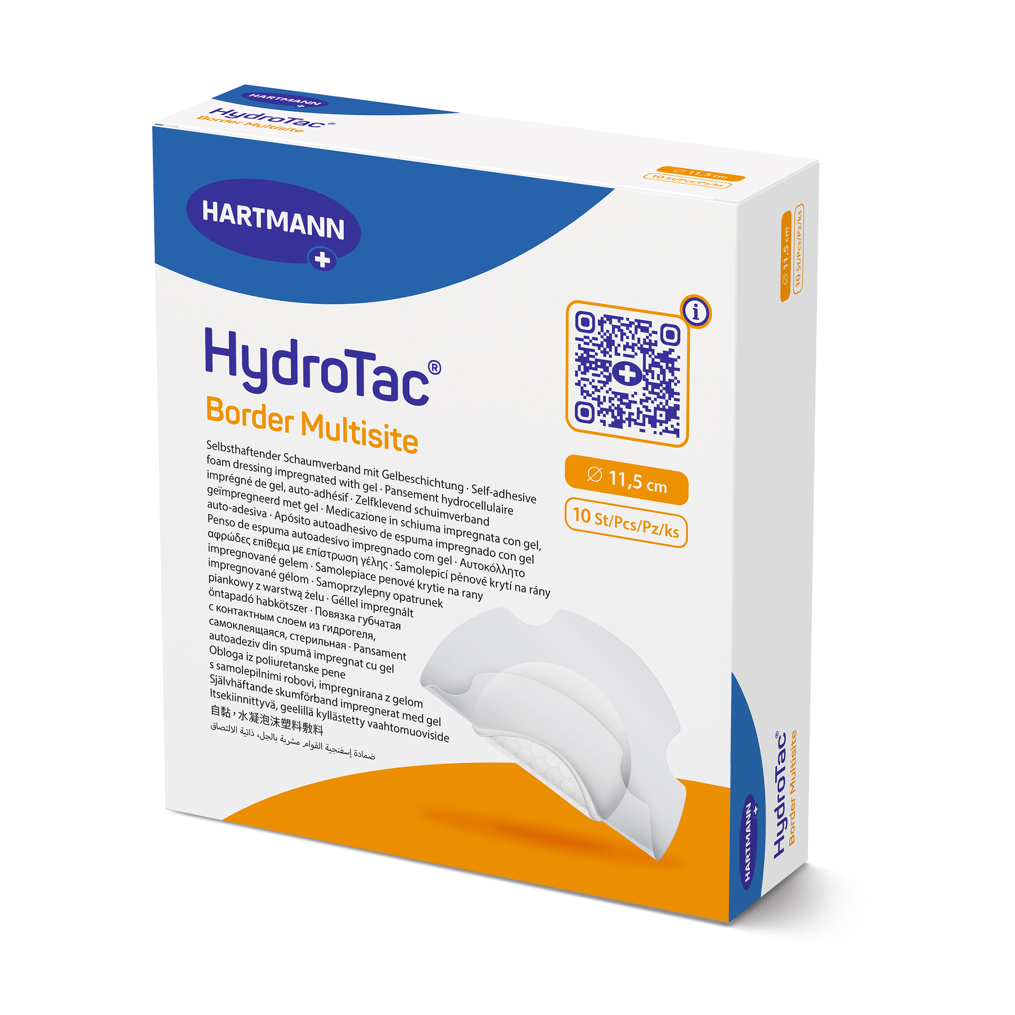 Hartmann HydroTac® border multisite 11,5 cm steril, einzeln eingesiegelt