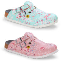 Kay ESD Antistatisch, Birkenstock, Schmal, Blumenwiese,...