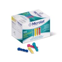 Bayer MICROLET® Lanzetten, farbig, sanft,...