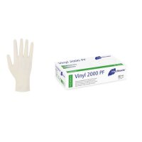 Meditrade Vinylhandschuhe Vinyl 2000 PF, unsteril, XS-XL,...